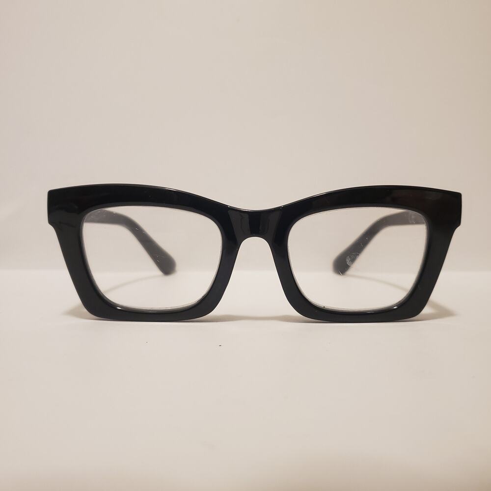 Women's Blue Light Readers Laelia Eyeglasses Cat-eye Black Frame #A79S